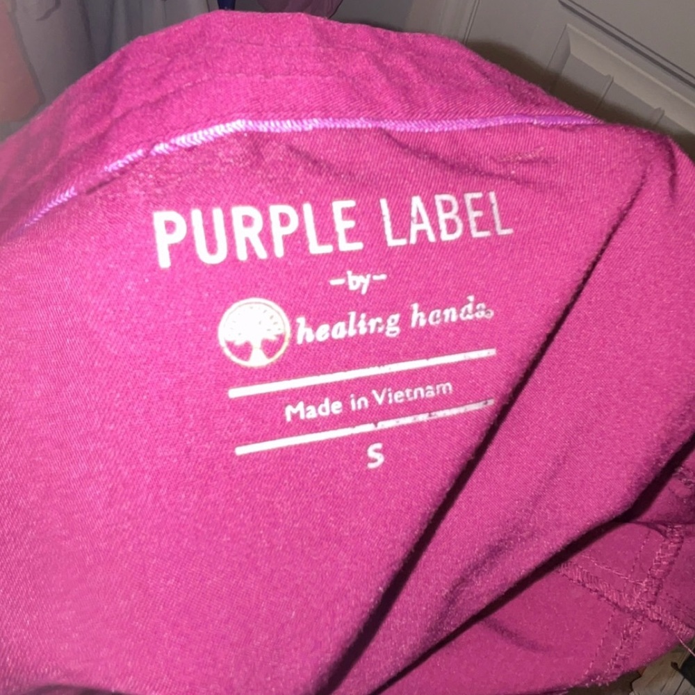 Healing Hands Purple Label size small scrub pants